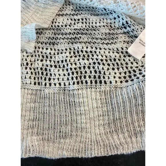 maurices One Size  White crocheted swimsuit beach coverup - Picture 5 of 8